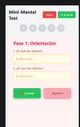Captura de Minimental Test App